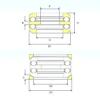 thrust ball bearing applications 54211 U 211 ISB #1 small image