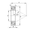 thrust ball bearing applications BSB035072-2RS-T FAG