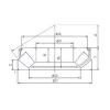 thrust ball images bearings 29317EX NACHI