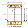 four-row tapered roller Bearings ee731296d 731445d