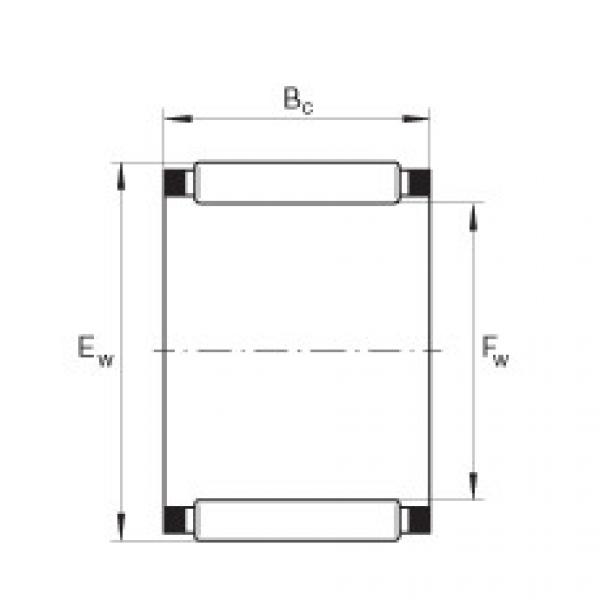 needle roller bearing sleeve K4X7X7-TV INA #1 image