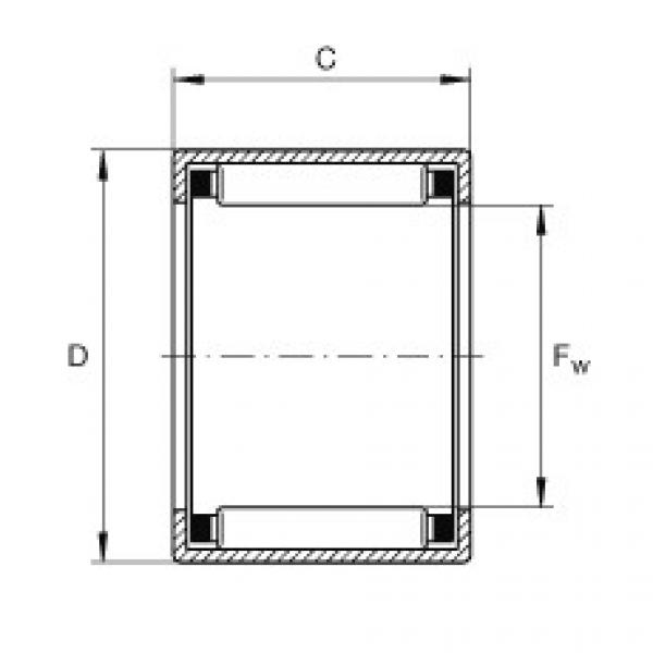 Needle Roller Bearing Manufacture SCE1012 INA #1 image