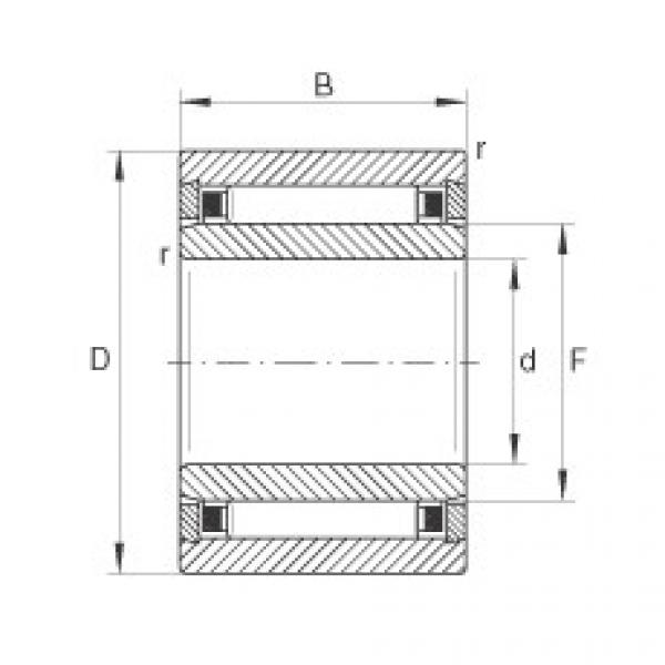 needle roller bearing sleeve NKI5/12-TV INA #1 image