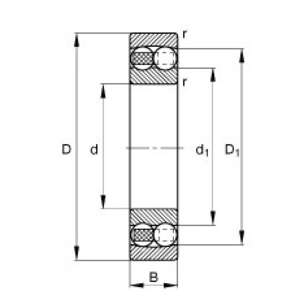 Self-Aligning Ball Bearings 108-TVH FAG #1 image