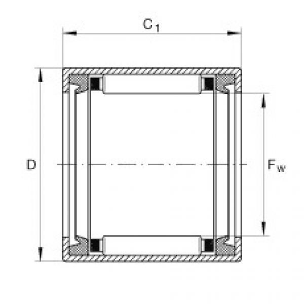 Needle Roller Bearing Manufacture SCE1010-PP INA #1 image