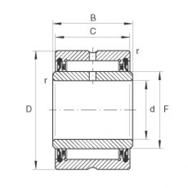 needle roller bearing sleeve NA4901-2RSR INA #1 image