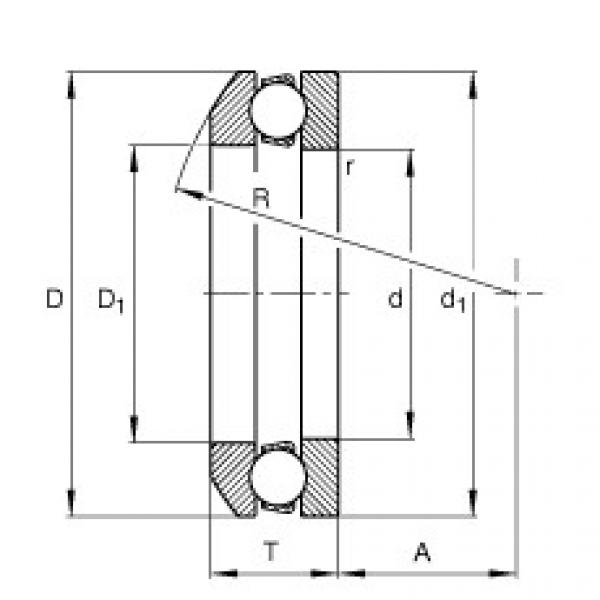thrust ball bearing applications 53322-MP FAG #1 image