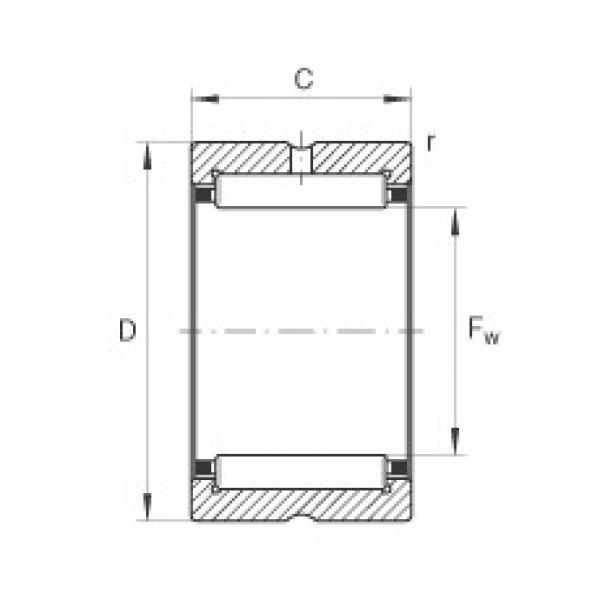 Needle Roller Bearing Manufacture NKS24 INA #1 image