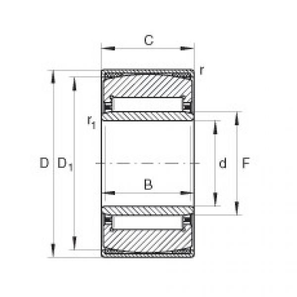 Needle Roller Bearing Manufacture PNA15/32 INA #1 image