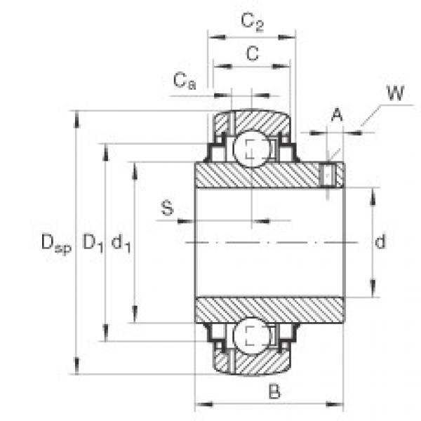 Bearing Original Brand GY1008-KRR-B-AS2/V  INA    #1 image