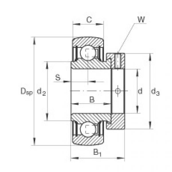 Bearing Original Brand RA100-NPP-B  INA    #1 image