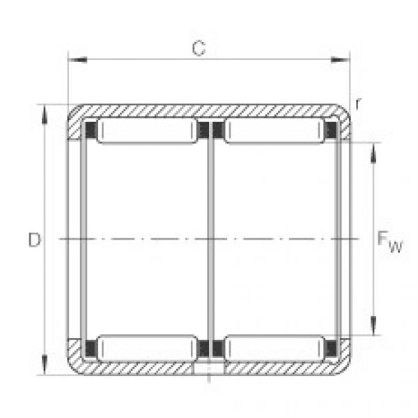 needle roller thrust bearing catalog HK1522-ZW INA #1 image