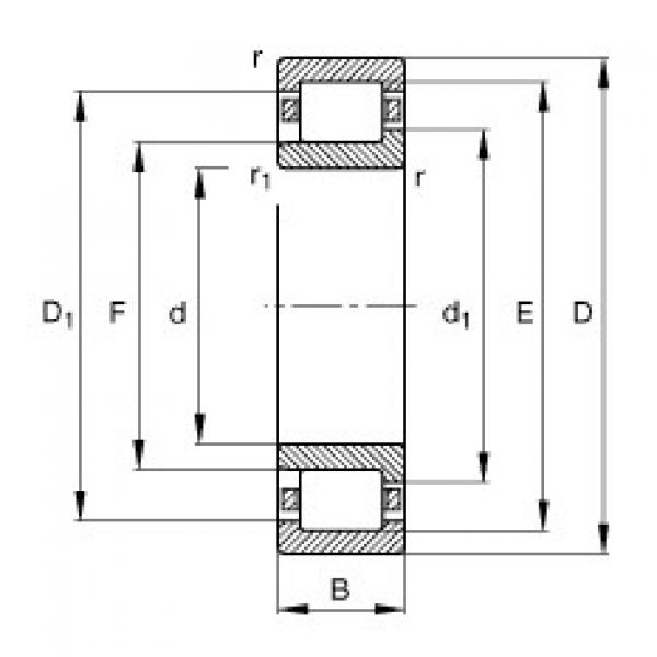 Cylindrical Bearing NJ213-E-TVP2 FAG #1 image