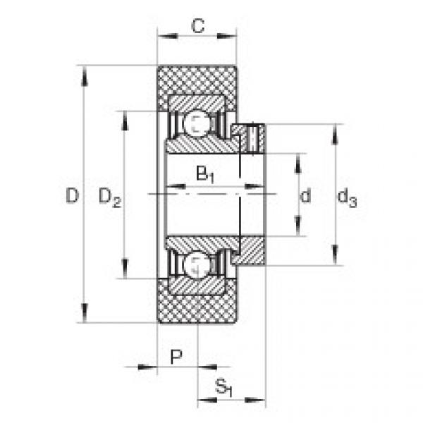 Bearing Original Brand RCSMB17/65-FA106  INA    #1 image