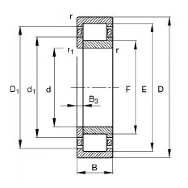 cylindrical bearing nomenclature NUP317-E-TVP2 FAG #1 image