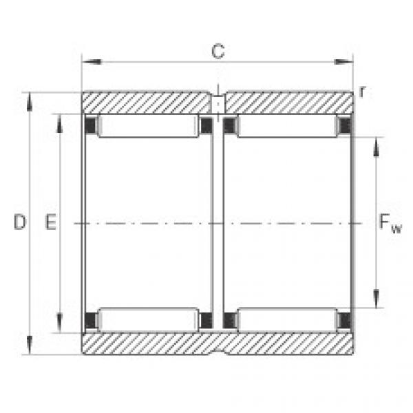 Needle Roller Bearing Manufacture RNAO18X30X24-ZW-ASR1 INA #1 image