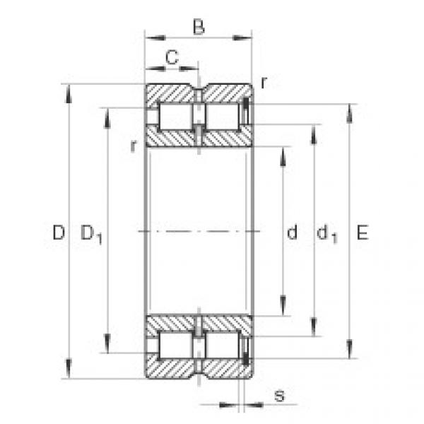 cylindrical bearing nomenclature SL185034 INA #1 image