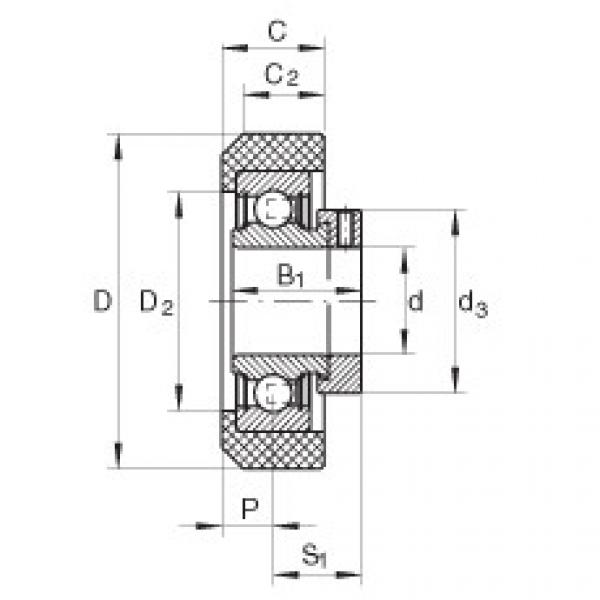 Bearing Original Brand RCRB25/57-FA106  INA    #1 image