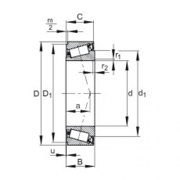 tapered roller bearing axial load JK0S050 FAG #1 image