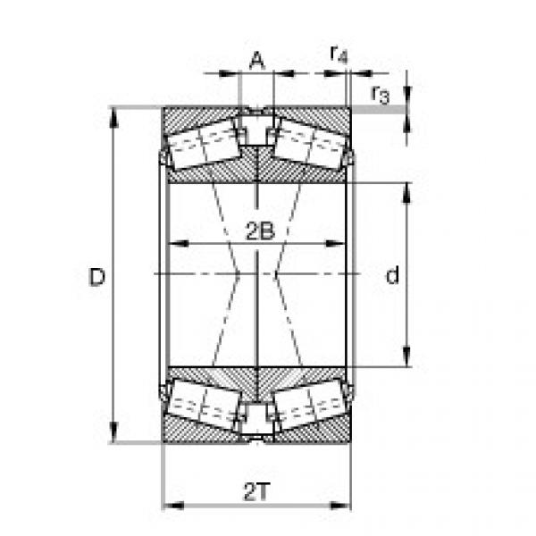 tapered roller dimensions bearings 33018-N11CA FAG #1 image