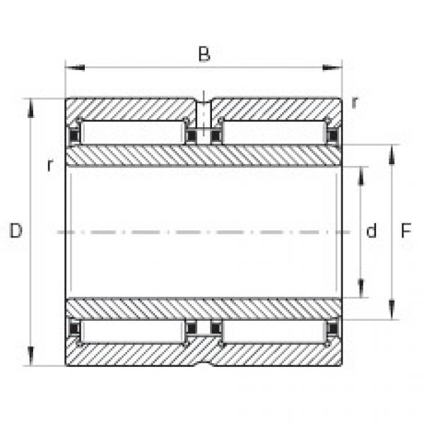 needle roller bearing sleeve NA6907-ZW INA #1 image