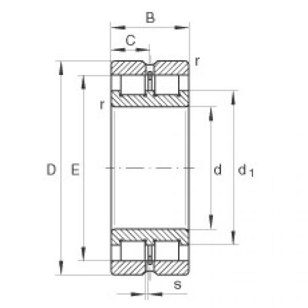 cylindrical bearing nomenclature SL024830 INA #1 image