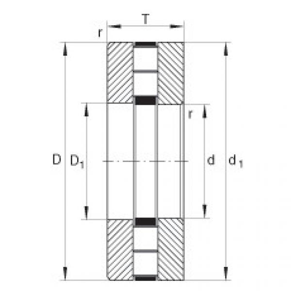 thrust ball images bearings 89412-TV INA #1 image