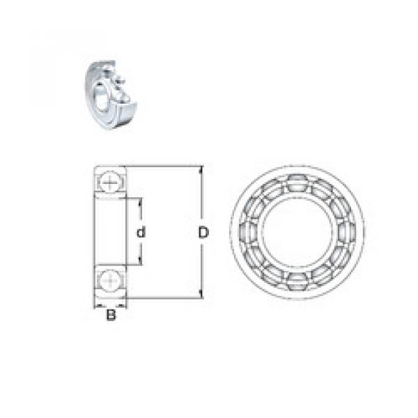 Bearing Original Brand S16001-2Z  ZEN    #1 image