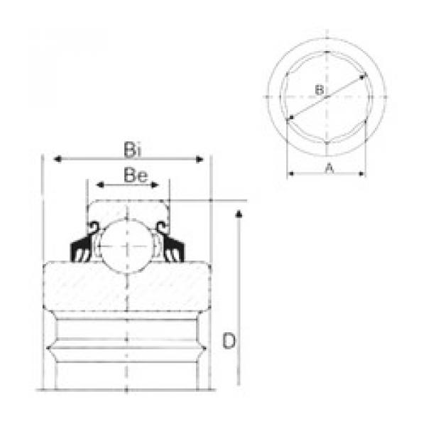 Bearing Original Brand W208PPB21  CYSD    #1 image