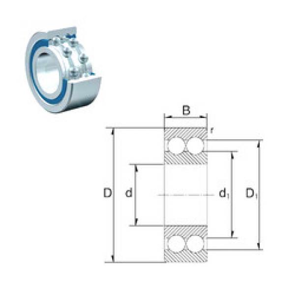 Bearing Original Brand S4201-2RS  ZEN    #1 image