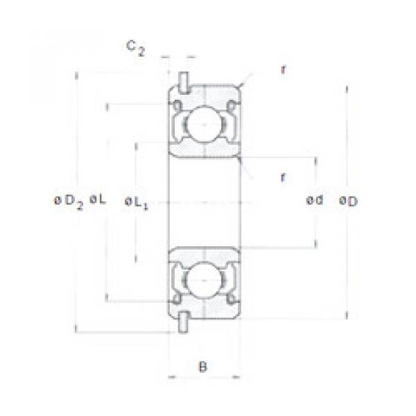 Bearing Original Brand LNR-1360X3ZZ  NMB    #1 image