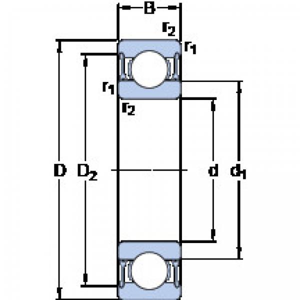 Bearing Original Brand W  6003-2RZ  SKF   #1 image