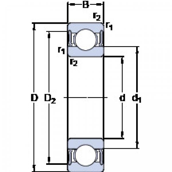 Bearing Original Brand W  6003-2RS1  SKF   #1 image