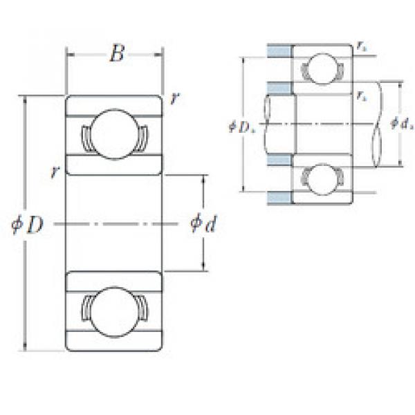 Bearing Original Brand MR  106  NSK   #1 image