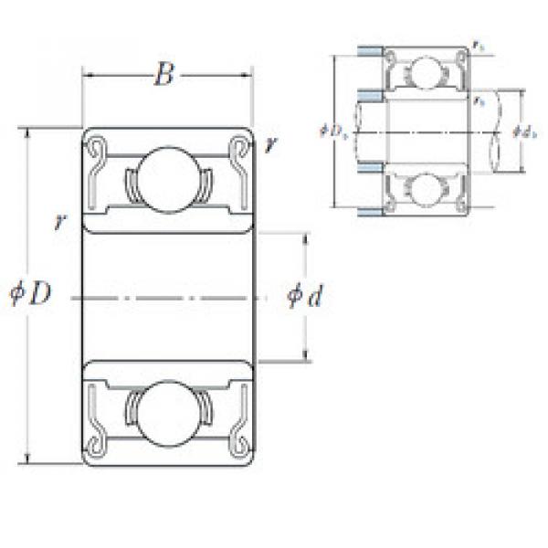 Bearing Original Brand MR  74  ZZ  NSK  #1 image