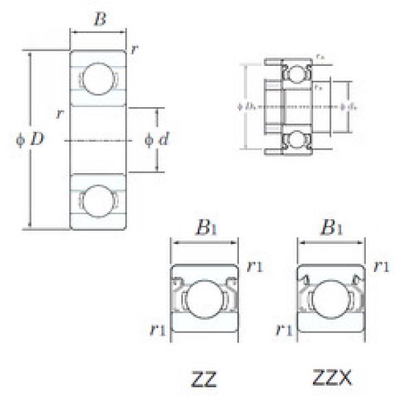 Bearing Original Brand W682ZZX  KOYO    #1 image