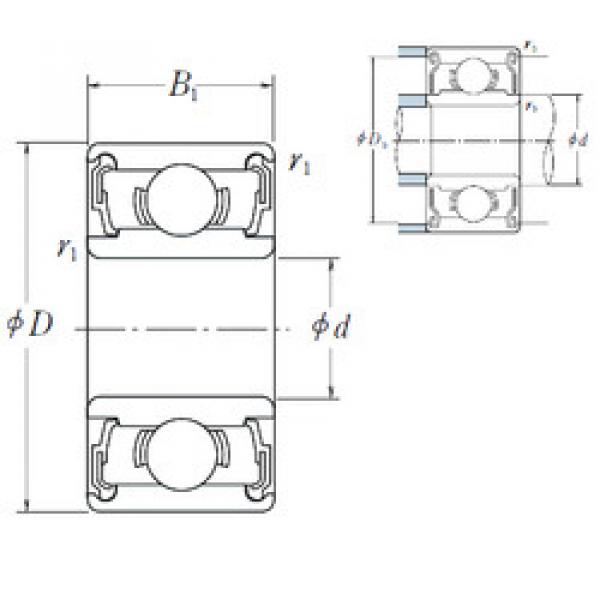 Bearing Original Brand MR  126  DD  NSK  #1 image