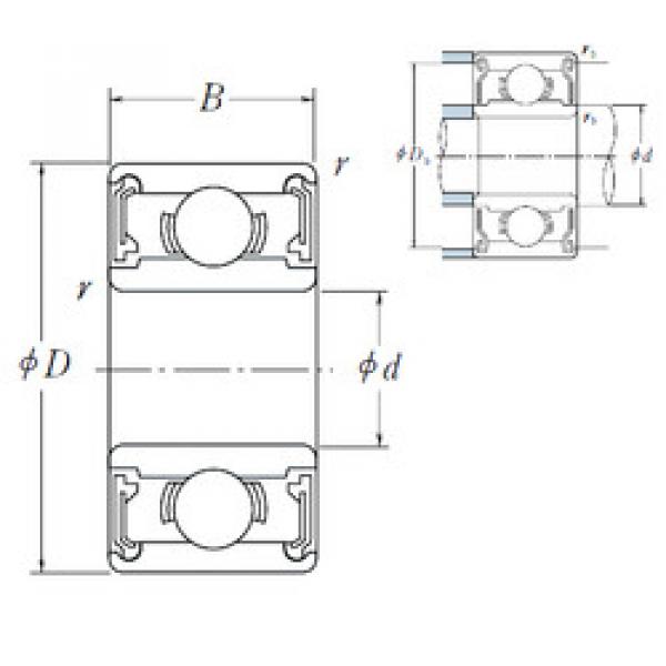 Bearing Original Brand MR  115  VV  NSK  #1 image