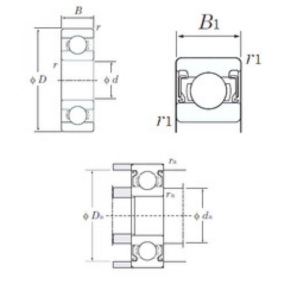 Bearing Original Brand W686-2RS  KOYO    #1 image