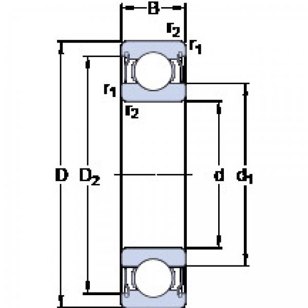 Bearing Original Brand W  61700  X-2ZS  SKF  #1 image