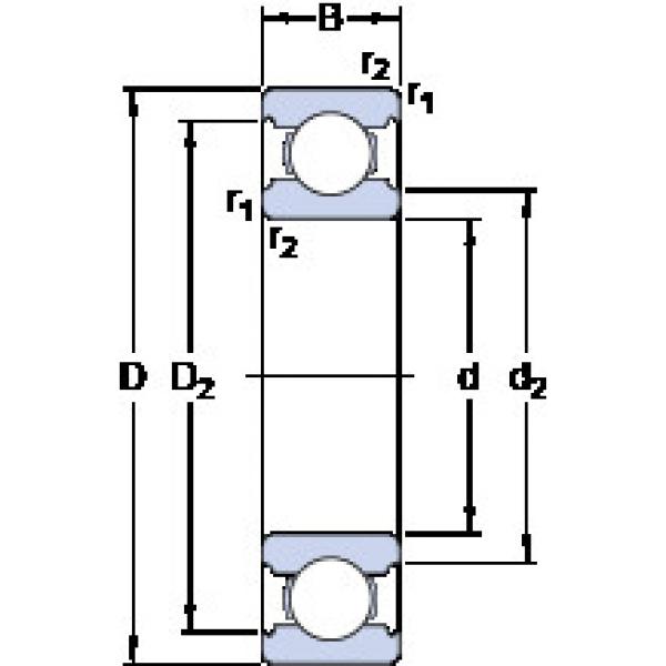 Bearing Original Brand W  6000  SKF   #1 image