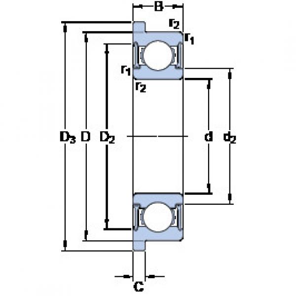 Bearing Original Brand W  607  R-2RZ  SKF  #1 image