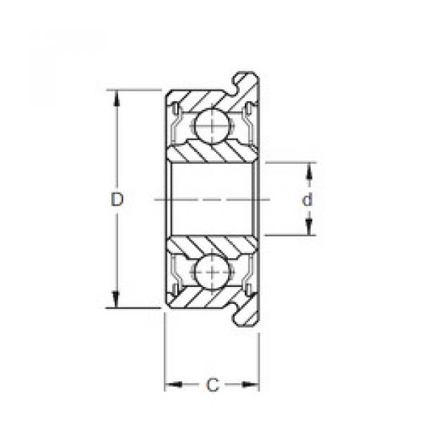 Bearing Original Brand MF105-2RS  ZEN    #1 image