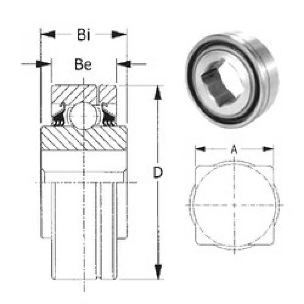 Bearing Original Brand GW208PP17  CYSD    #1 image