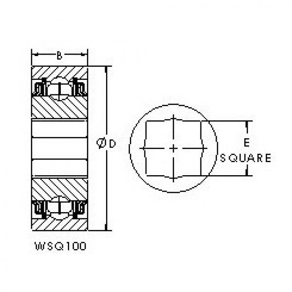 Bearing Original Brand GWSQ111-108  AST    #1 image