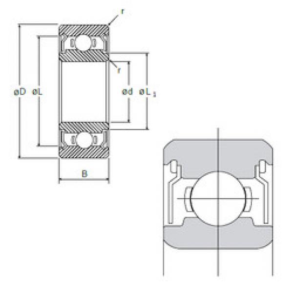 Bearing Original Brand L-1040X2ZZ  NMB    #1 image