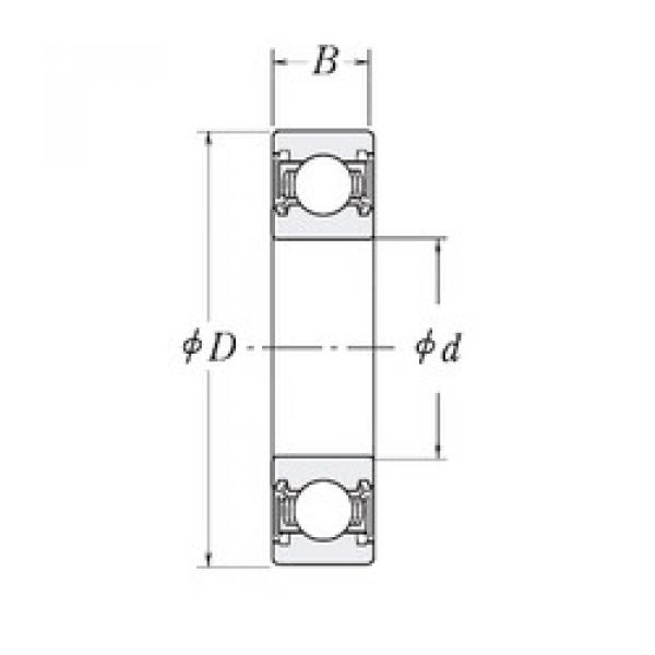 Bearing Original Brand KLNJ1/2-2RS  RHP    #1 image