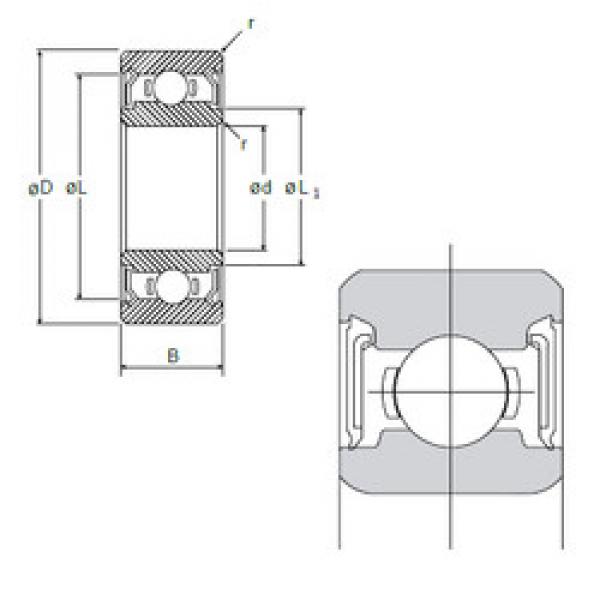 Bearing Original Brand L-1360DD  NMB    #1 image