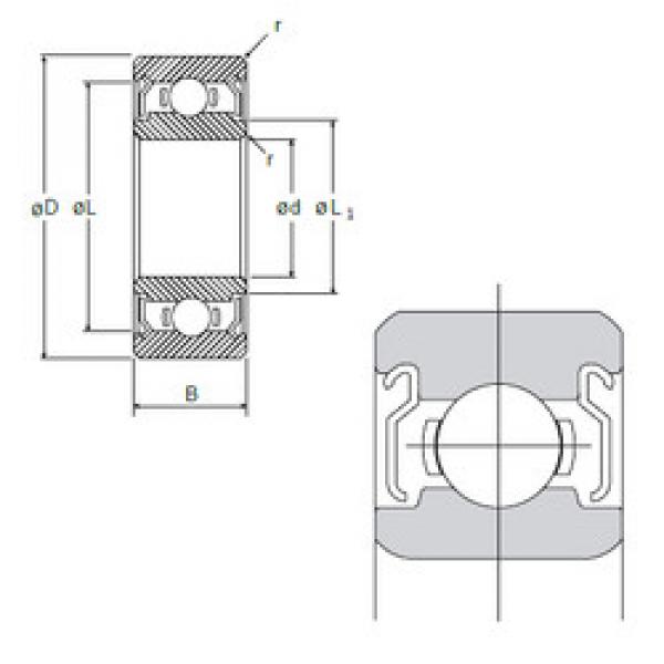 Bearing Original Brand L-2112KK  NMB    #1 image