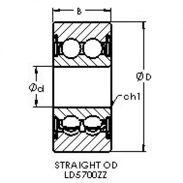 Bearing Original Brand LD5701ZZ  AST    #1 image